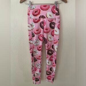 Muscles & donuts pink high rise thigh pockets leggings small